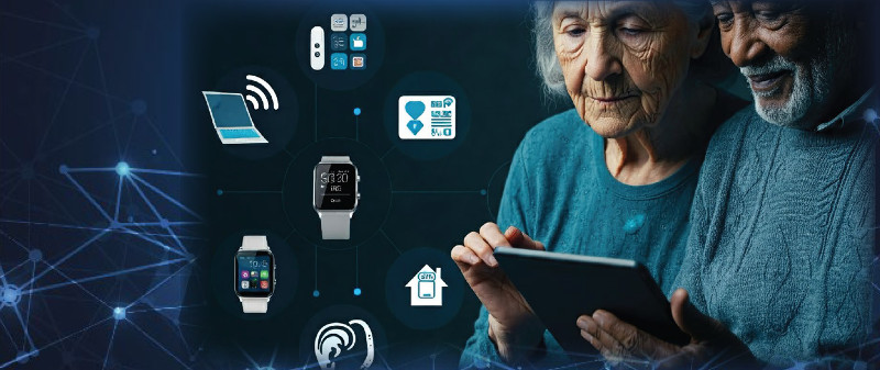 Seniors using technology